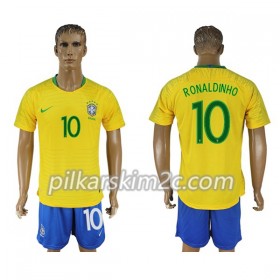 Koszulka Brazylia Ronaldinho 10 Główna Mistrzostwa Świata 2018 - Koszulki Piłkarskie